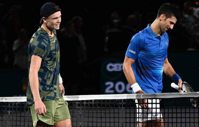 Rune overthrows Djokovic at the Paris Masters