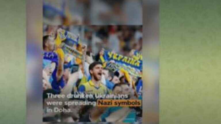 TRUE OR FAKE: Did Ukrainian fans draw Nazi symbols during the World Cup?