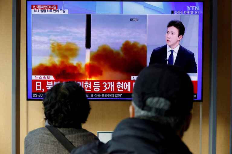 Tensions between the two Koreas |  North Korean barrage fire in a sea area