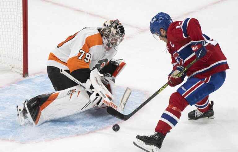 The Canadiens beat the Flyers 5-4 in a shootout