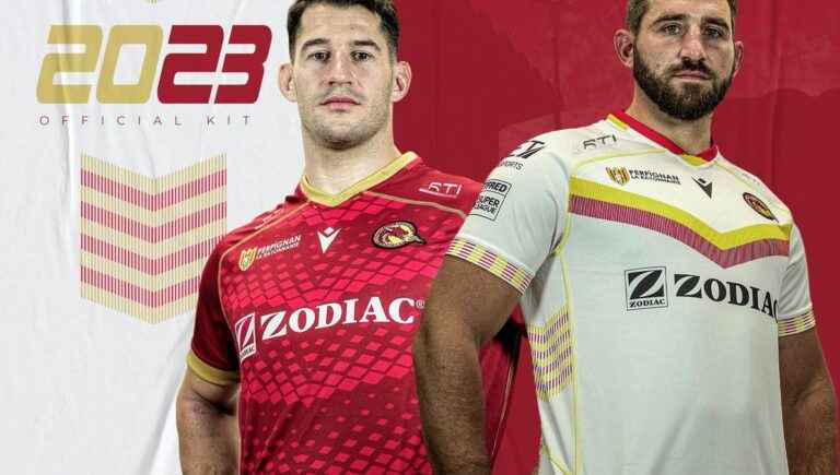 The Catalans Dragons reveal their jerseys for the next season