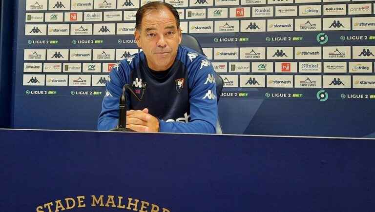 The coach of SM Caen Stéphane Moulin invited this Monday evening in Allo Malherbe