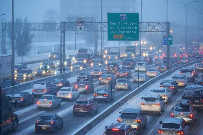 A first snow that complicates traffic