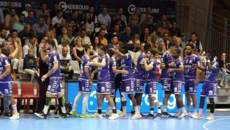 The victory of the relief of JS Cherbourg against Villeurbanne (20-15)