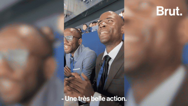 VIDEO.  Brut followed a PSG match with Yvan Wouandji, blind