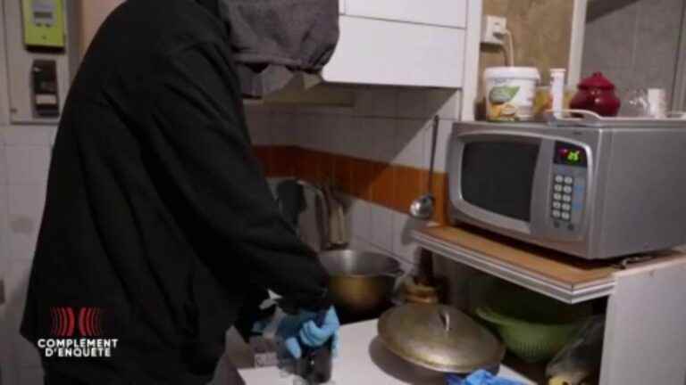 VIDEO.  “Further investigation” in the kitchen of a drug trafficker