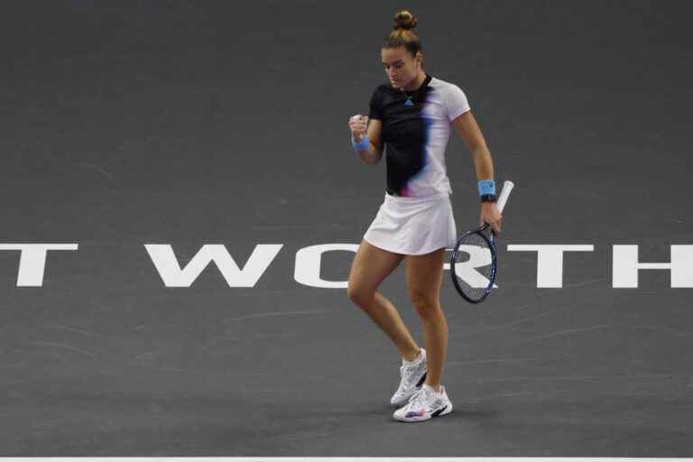 WTA Tournament |  Maria Sakkari starts the competition well