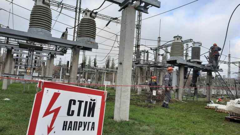 “We have the feeling of being useful”, confide electricians who repair the infrastructures bombed by the Russians