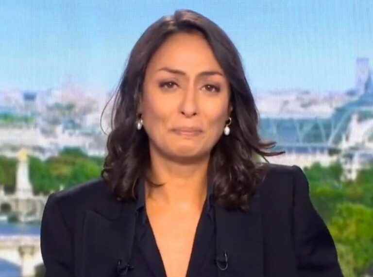 Why did this journalist from France Télévisions collapse in tears at the end of her news?