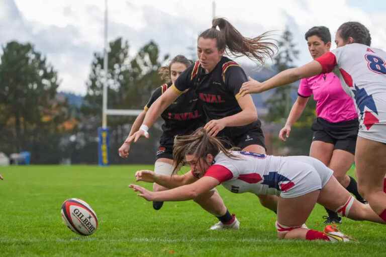 Women’s Rugby |  The Rouge et Or starts as a lion in Victoria