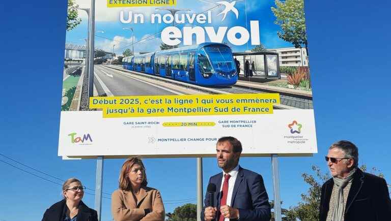 Work to extend Tram line 1 to the Sud de France station has begun