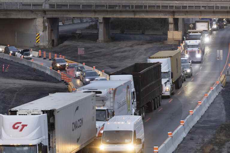 Works at the La Fontaine tunnel |  Fluid traffic at the tunnel, but more difficult on the island