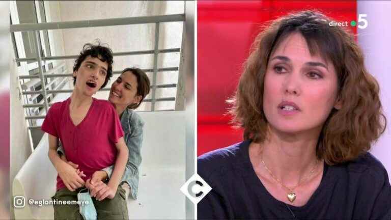 a famous TV host talks about her son’s illness in “C à vous”