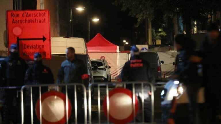 a policeman killed and another injured after a knife attack in the Belgian capital