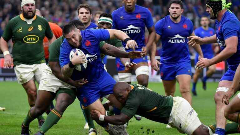 after a huge fight, the Blues dominate the South African world champions