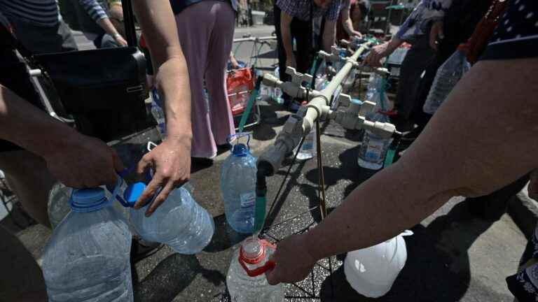 in Mykolaiv, the inhabitants have been deprived of water for months, like “in the Middle Ages”