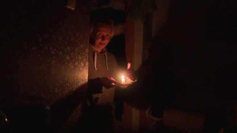 in the dark nights of Kherson, still without water and electricity