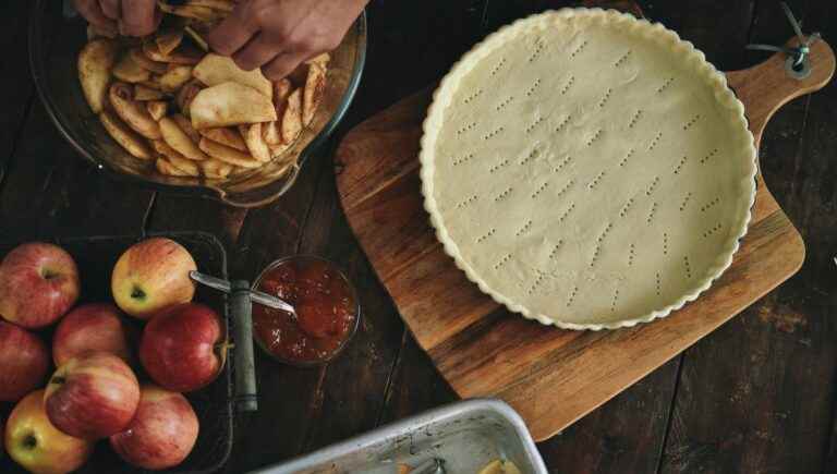 seasonal pasta and fruit with Mikael Fils, pastry chef from Nelson