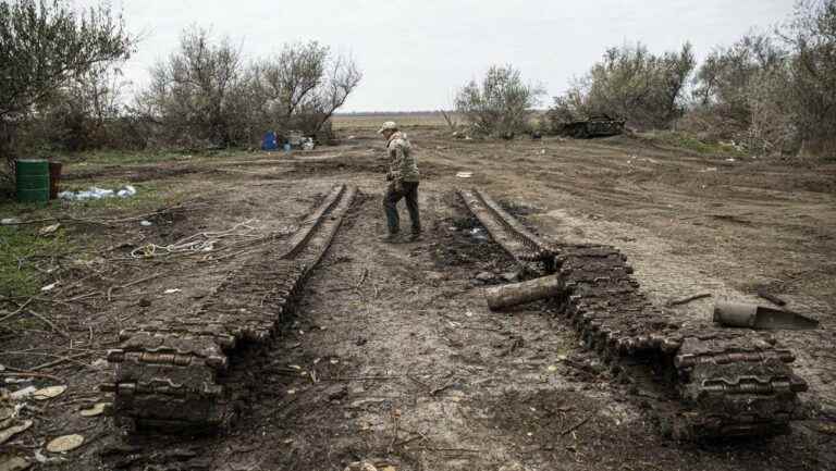 the Ukrainian army entered Kherson after the Russian withdrawal