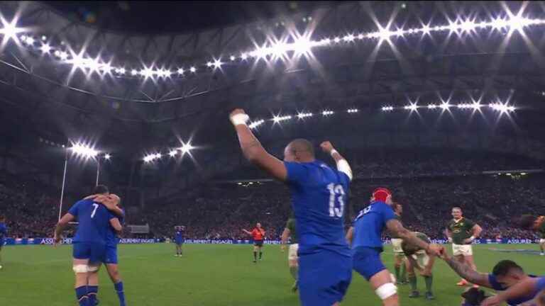 the XV of France brings down the South African world champion