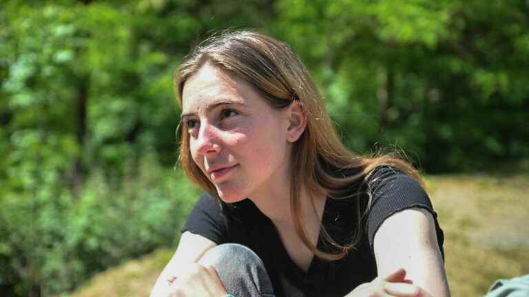 the co-founder of Youth For Climate, Adélaïde Charlier, torn between hope and fear