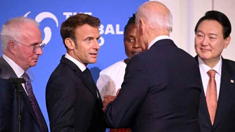 the conflict at the heart of the Macron-Biden meeting on Tuesday