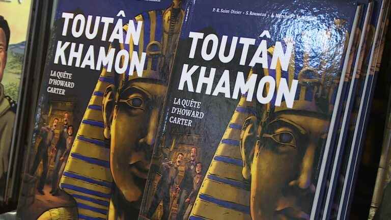 the documentary comic which recounts the discovery of the tomb of the famous pharaoh