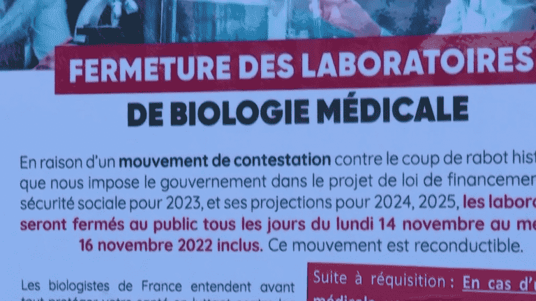 the laboratories, on strike, refuse to lower their prices for 4 years