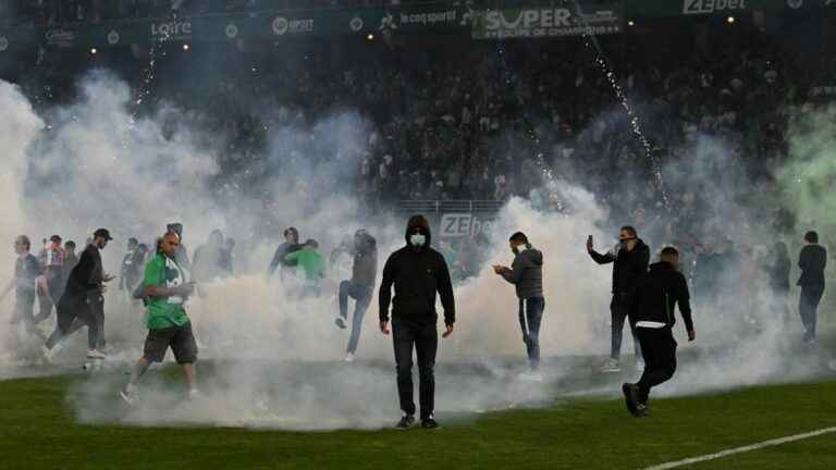 up to 5 years stadium ban and one year suspended prison sentence for Saint-Etienne supporters guilty of violence after ASSE-Auxerre