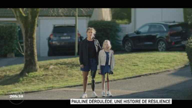 wheelchair tennis champion Pauline Déroulède and little Cléo, amputated after an accident, fight for a regular driving test