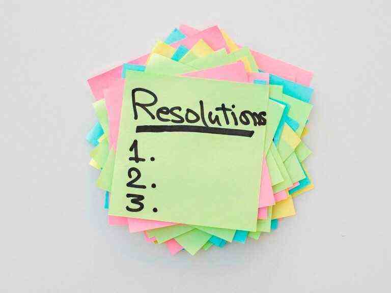 7 tips to (finally) keep your good resolutions!