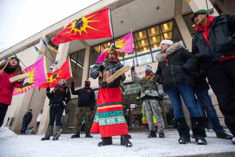 Square Cabot |  A rally for the four murdered Indigenous women in Winnipeg