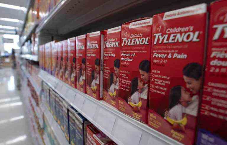 Acetaminophen for children will arrive in Quebec pharmacies in the coming days