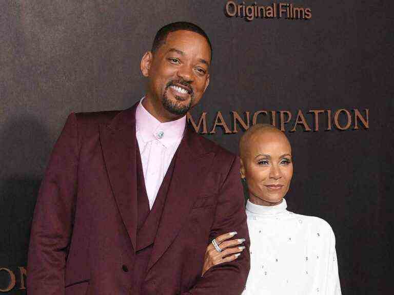 At the premiere of a film, did Jada Pinkett do everything to avoid being too close to Will Smith?