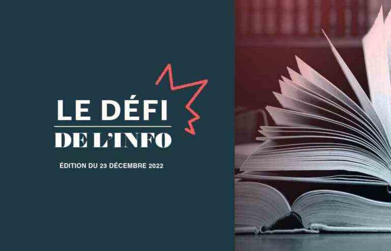 Ban on single-use plastics, cost of the royal visit and the most borrowed books at BAnQ in 2022: the Info Challenge of December 23