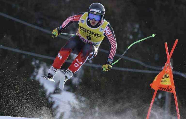 Crawford finishes second in Bormio downhill