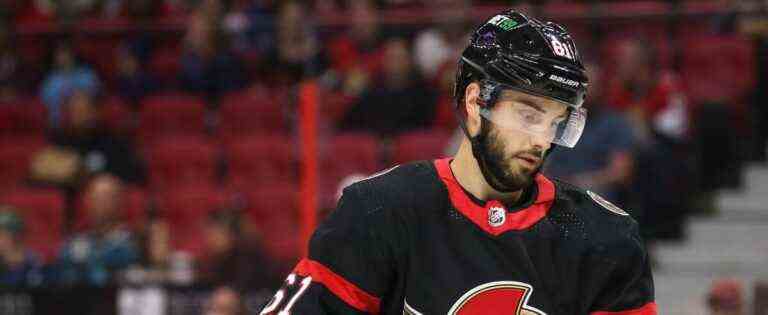 Derick Brassard on the Senators’ first line: “I took a picture of the board”