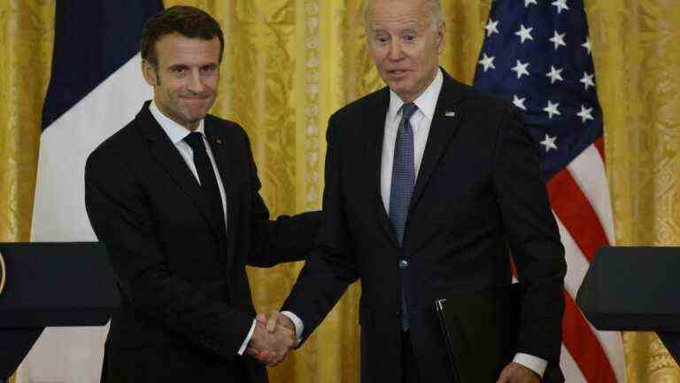 Emmanuel Macron and Joe Biden “reaffirm the continued support of their countries” in kyiv