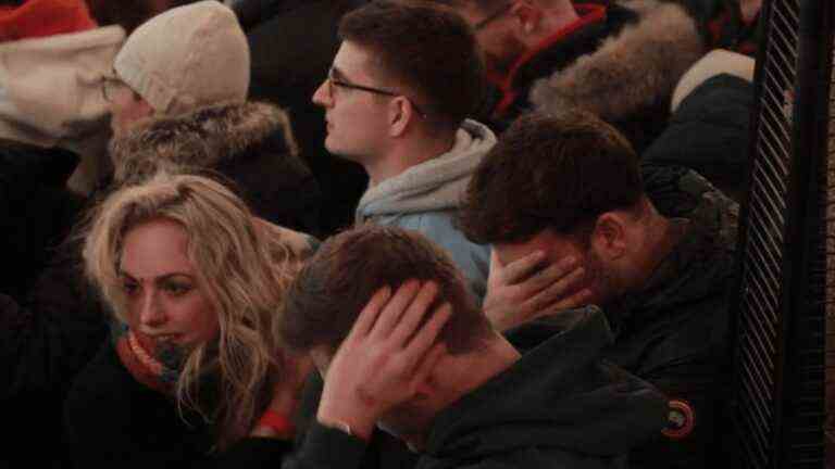 England have the blues after the defeat of the Three Lions