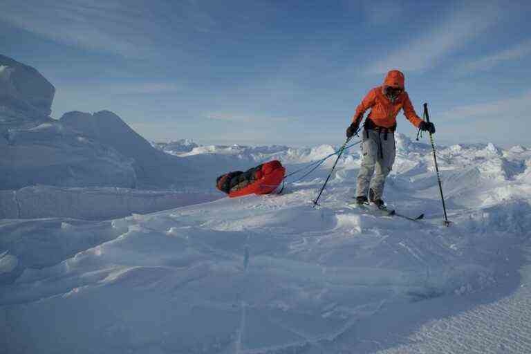 Expedition to the South Pole |  Excellent start for Caroline Côté