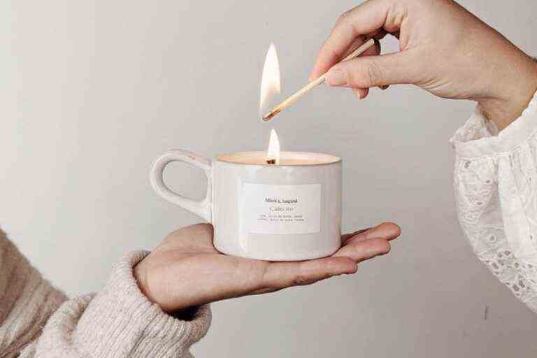 From candle… to coffee cup