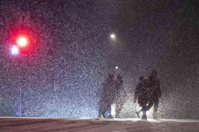 Global warming amplifies winter storms