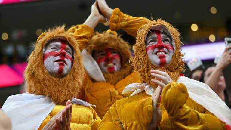 ‘I think we’ll beat you,’ England fans swagger before challenging France in the quarter-finals