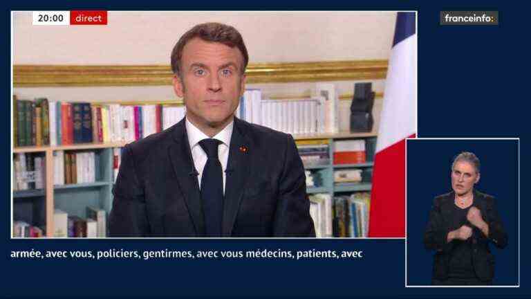 “I wish us to live 2023 as much as possible in a united and united country”, declares Emmanuel Macron during his wishes