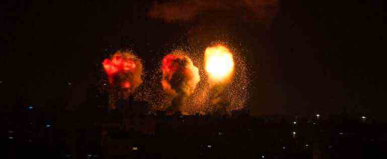 Israeli strikes on Gaza after rocket fire into Israel