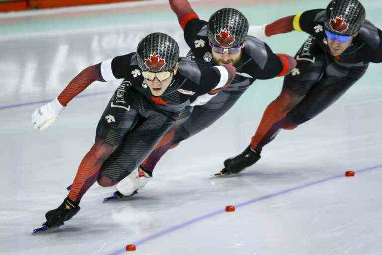 Long Track Speed ​​Skating |  A bronze medal of camaraderie