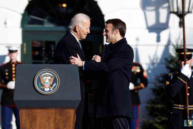 Biden and Macron stand together despite their differences