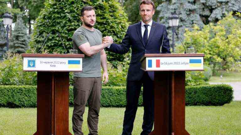 Macron spoke with Zelensky, before the support conference organized on Tuesday in Paris