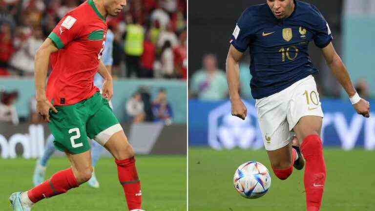 Mbappé-Hakimi, a “bromance” that will turn into a duel during the semi-final between France and Morocco