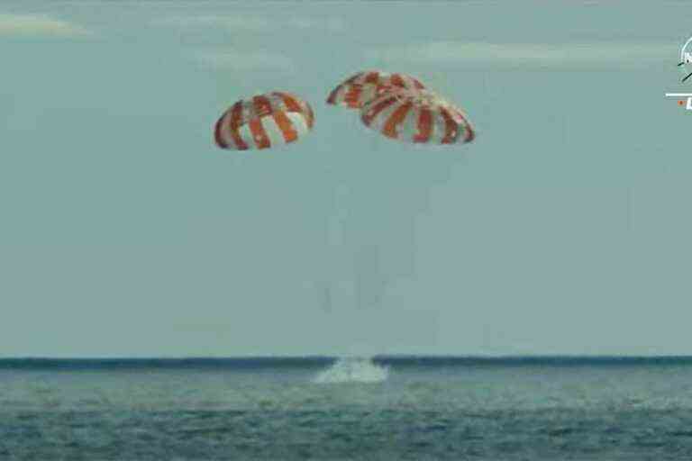 Mission Artemis 1 |  The Orion capsule successfully returns to Earth